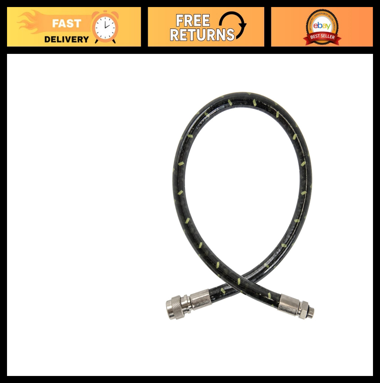 High-Performance Scuba Diving Miflex XT-Tech QD Hoses - Durable, Flexible, Light