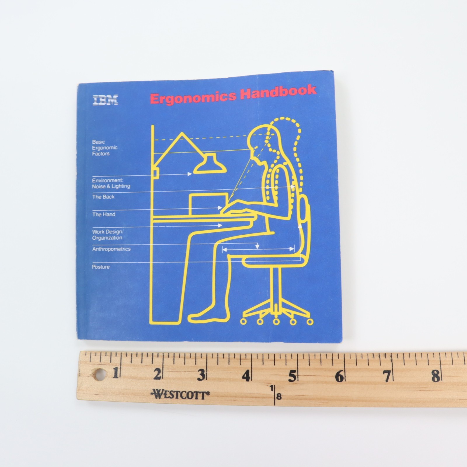 Vintage IBM Ergonomics Handbook 80-Page Pamphlet