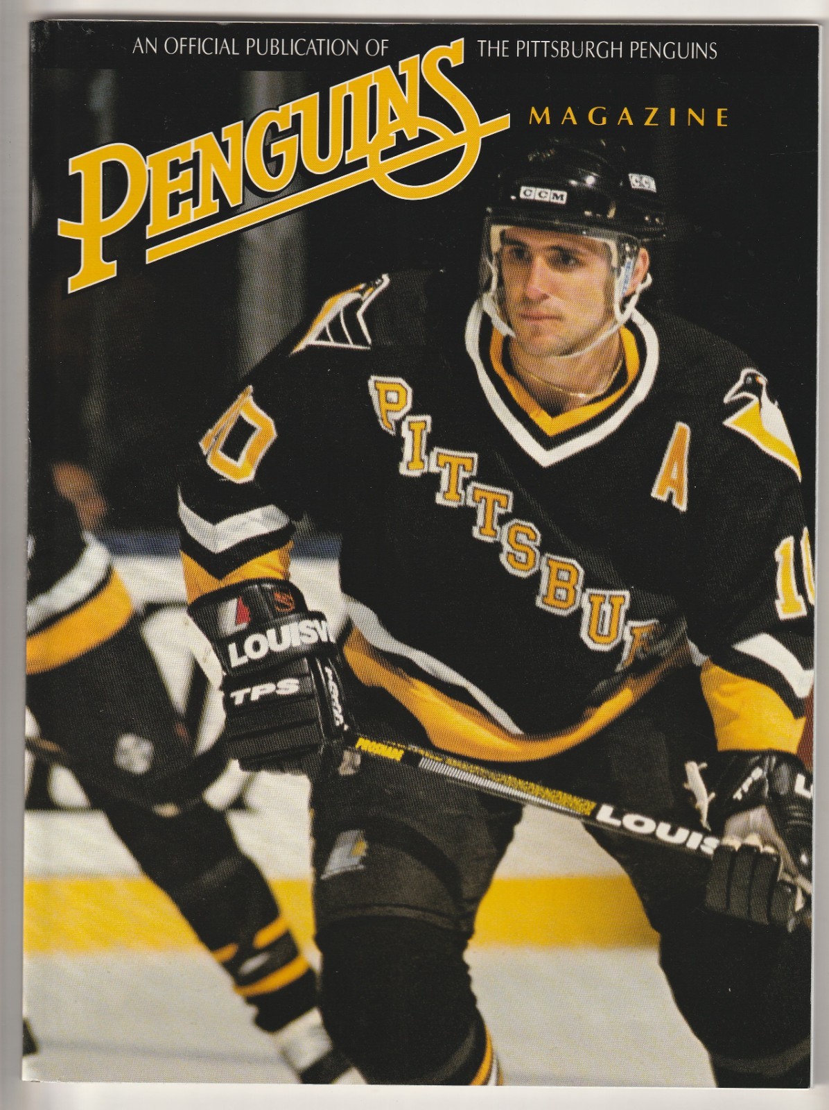 February 26, 1994 Penguins vs Buffalo Sabres Hockey Program----Ron Francis