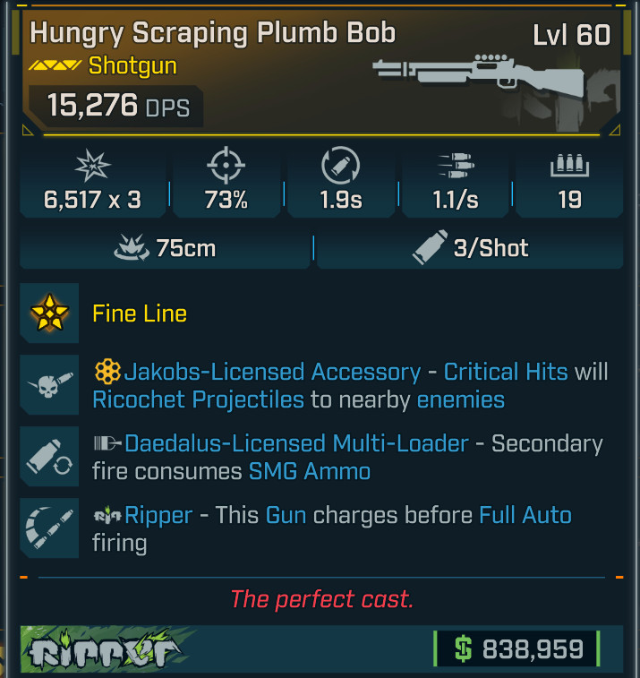 Borderlands 4⭐PLUMB BOB SHOTGUN⭐JAKOBS⭐SMG AMMO⭐RIPPER