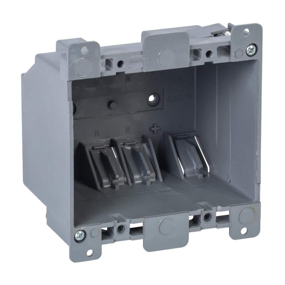 (30-Pk)  2-Gang Gardner Bender 25 cu. in. Old Work Electrical Switch/Outlet Box