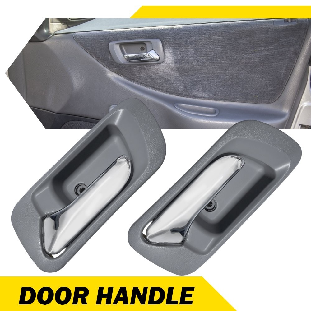 Pair Door Handle Inner Indoor Rear Left Right Side for 1998-2002 Honda Accord