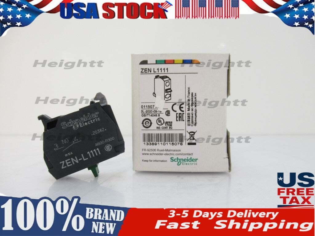 Schneider Electric ZENL1111 Single Contact Block, Sold By Unit US Free TAX
