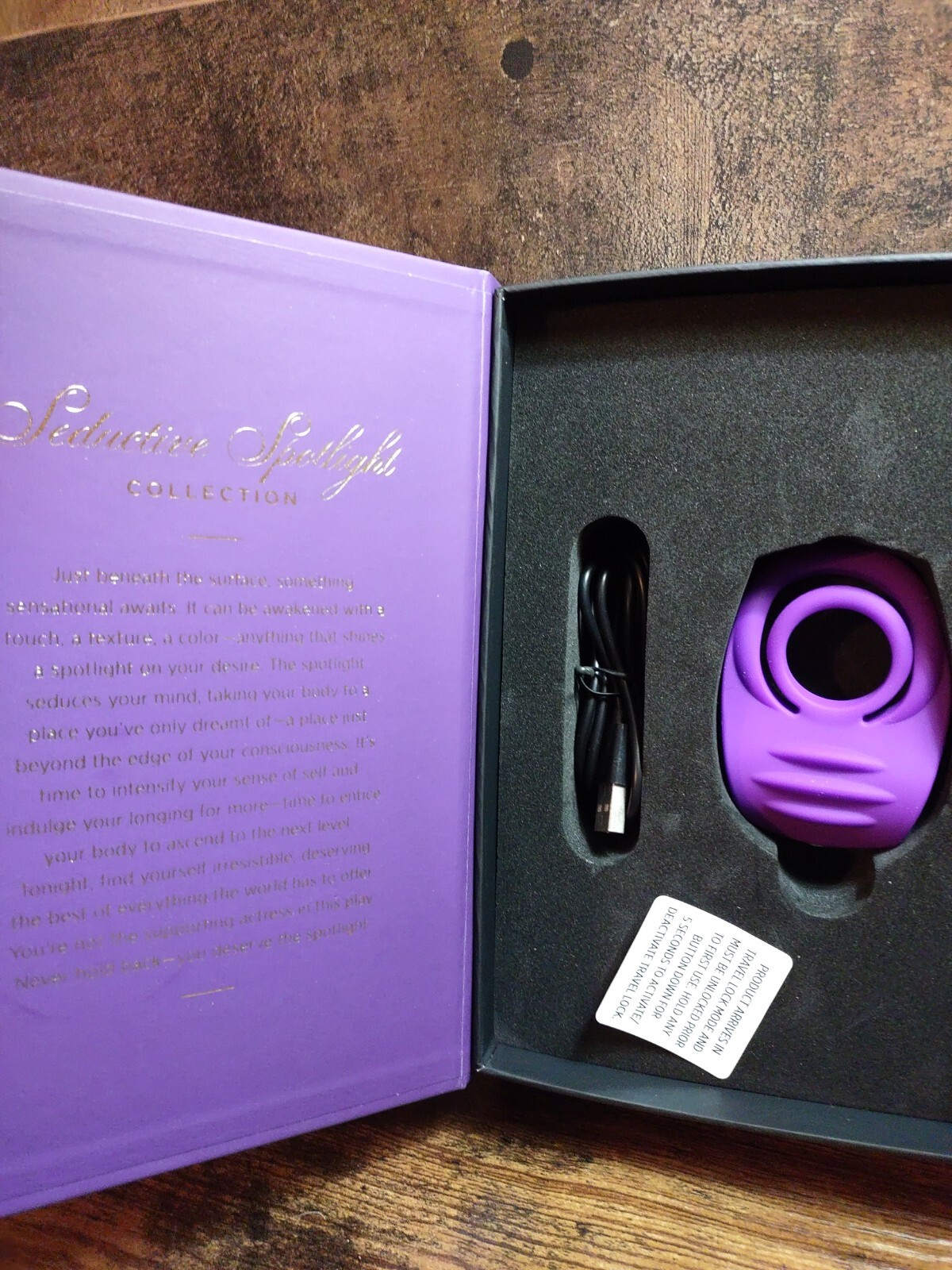 NEW Seductive Spotlight Collection multi settings purple usb to charge vibrator