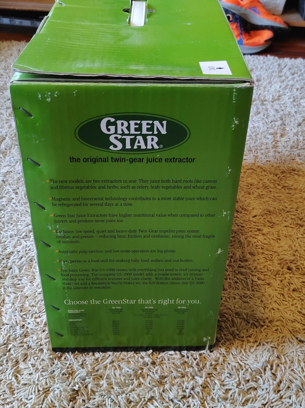 GreenStar Juice Extractor GS 2000 Twin Gear