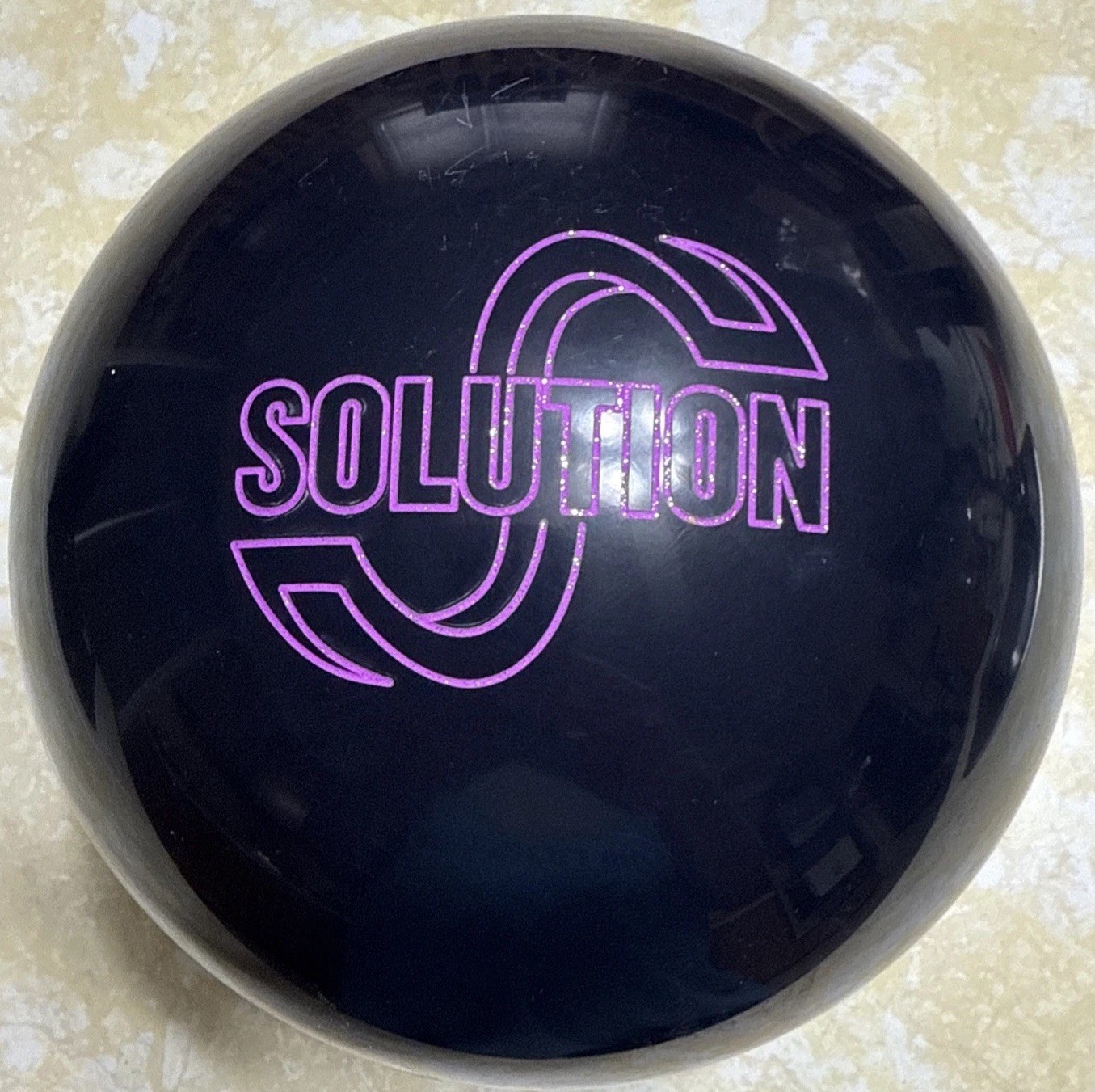 15lb 12oz Storm Solution Black OVERSEAS Bowling Ball NIB!