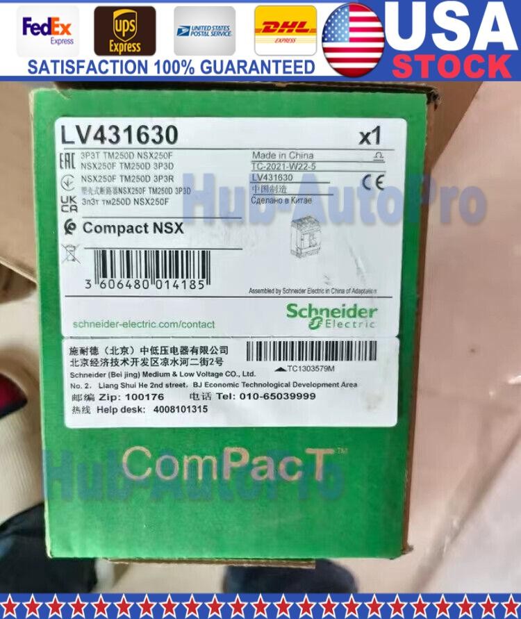 Schneider 1PCS Brand New LV431630 Molded Case Circuit Breaker Fast Ship