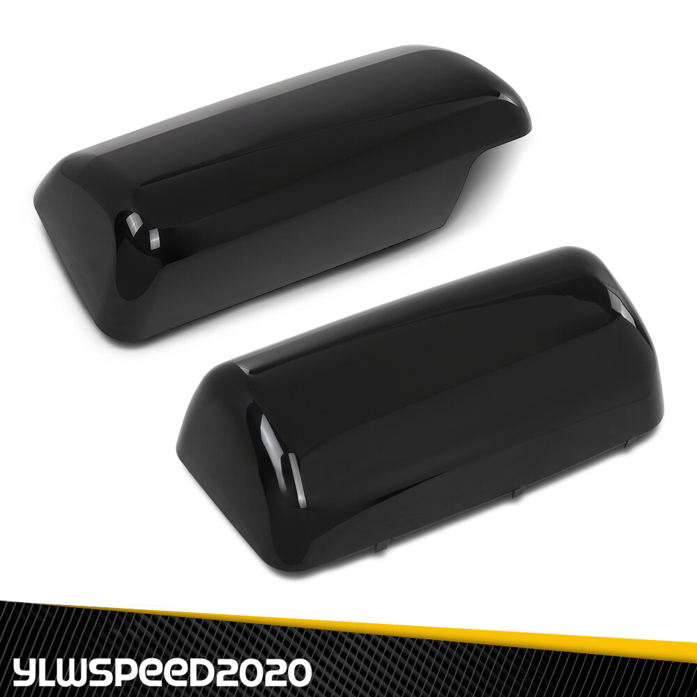 Fits Peterbilt 579 Black Driver & Passenger Side Replacement Door Mirror Covers