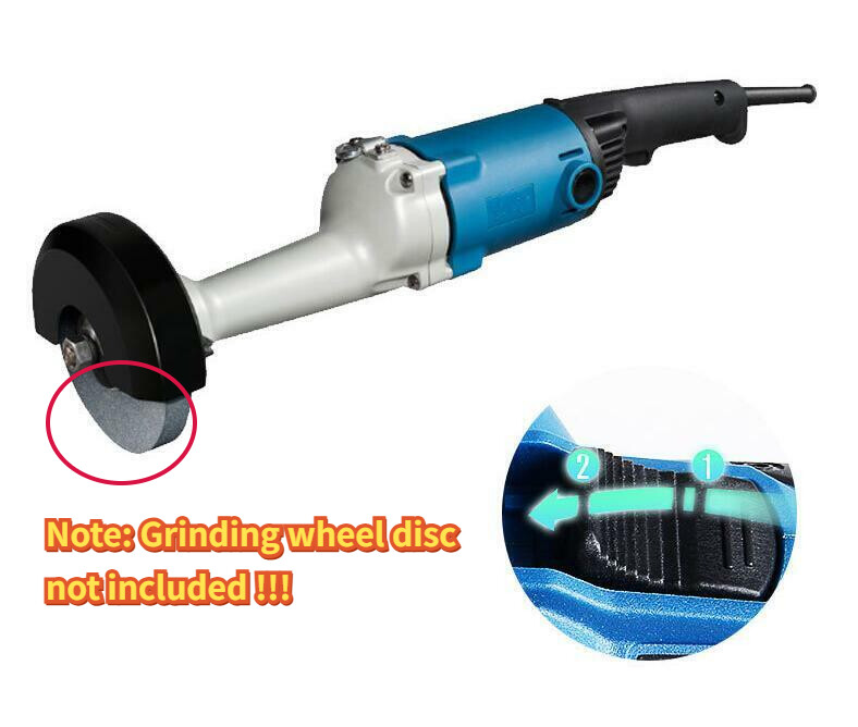 125/150mm Diameter Electric Handheld Grinder Grinding Machine Straight