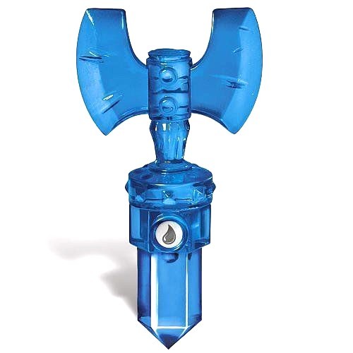 * Water Axe Aqua Axe Crystal Skylanders Trap Team Wii U PS3 PS4 Xbox 360 One 👾