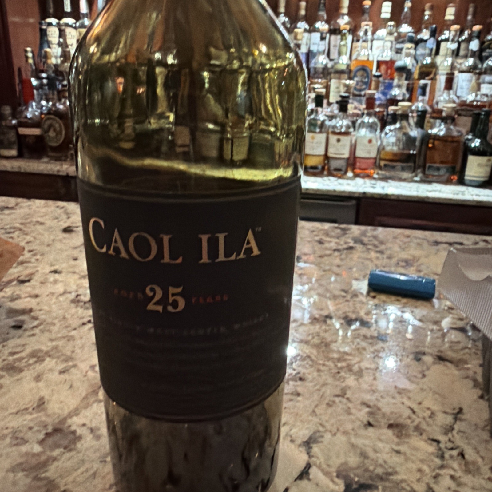 CAOL ILA 25 Year Scotch Empty 750ml Bottle