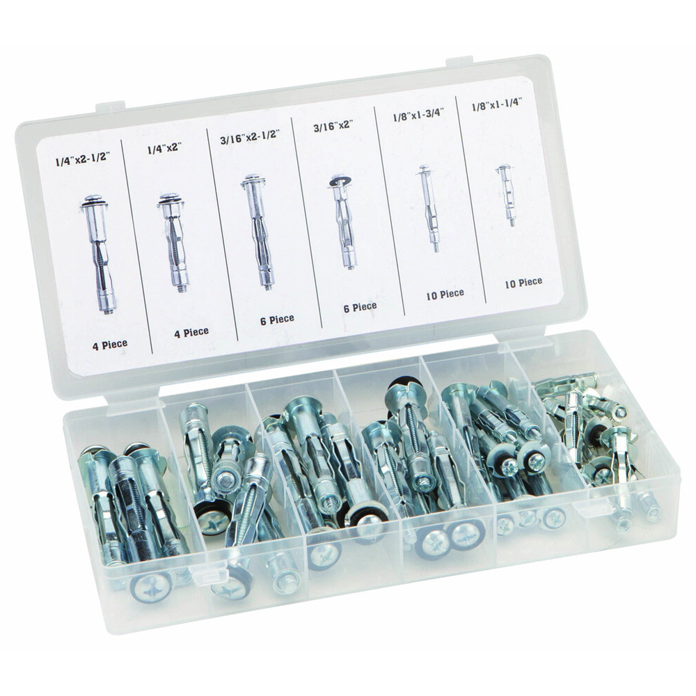 40 Piece Molly Bolt Assortment