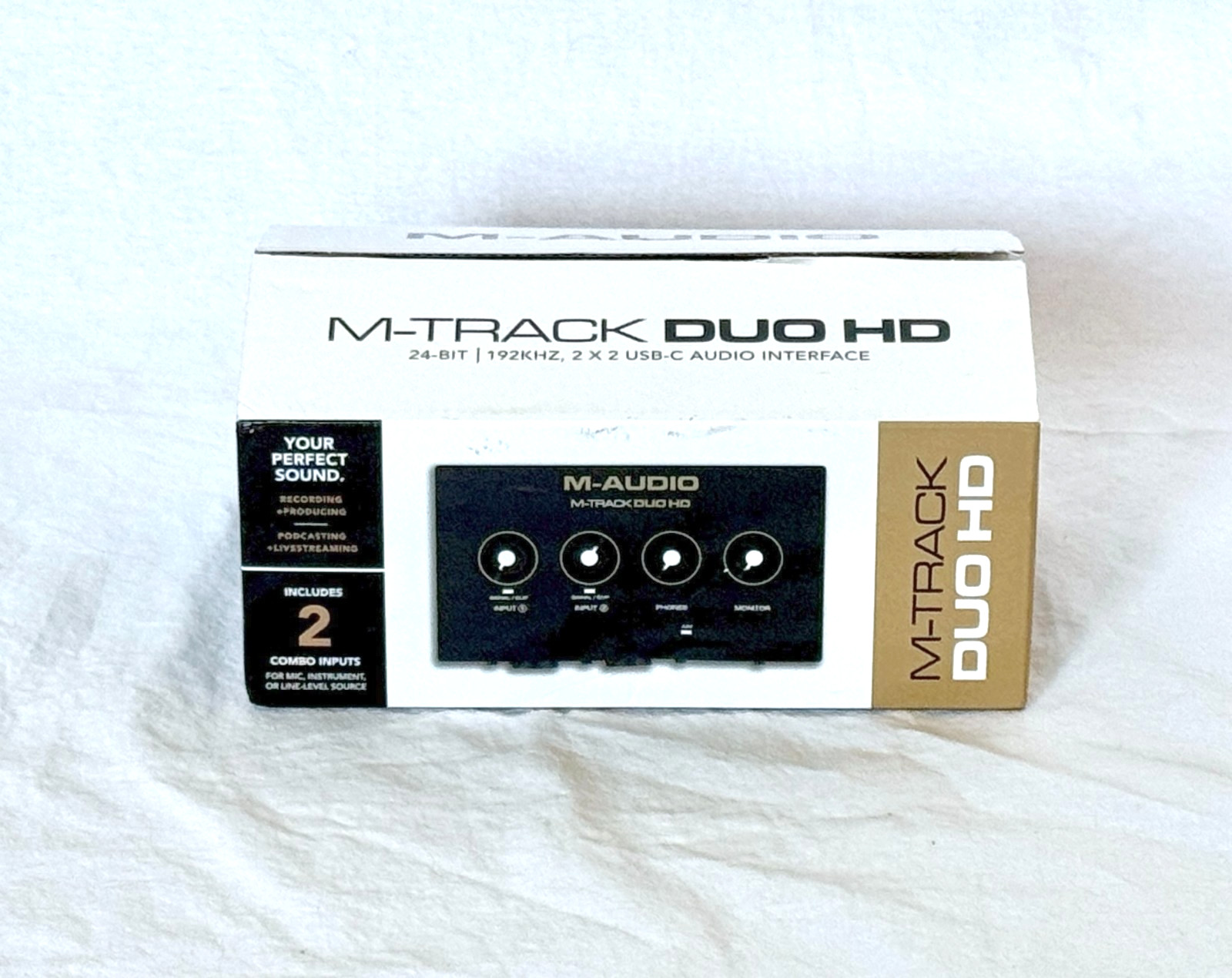 M-Audio M-Track Duo HD USB-C Audio Interface 24-Bit 192kHz 2-Input New Open Box