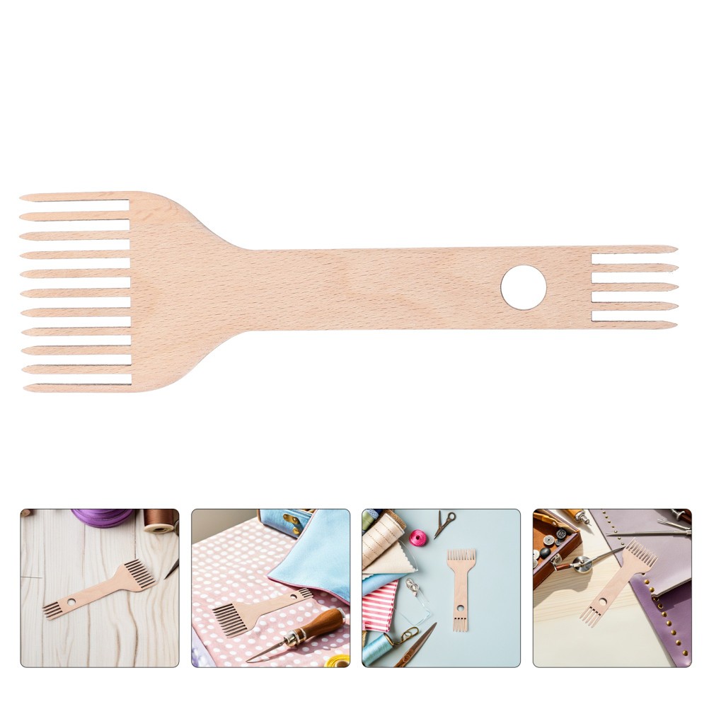 2 Pcs Loom Set Weaving Tools Tapestry Comb Knitting Machine Combs