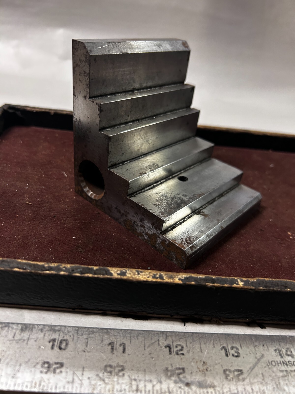 MACHINIST OfCe LATHE MILL Machinist Tool Makers Ground Step Angle Block