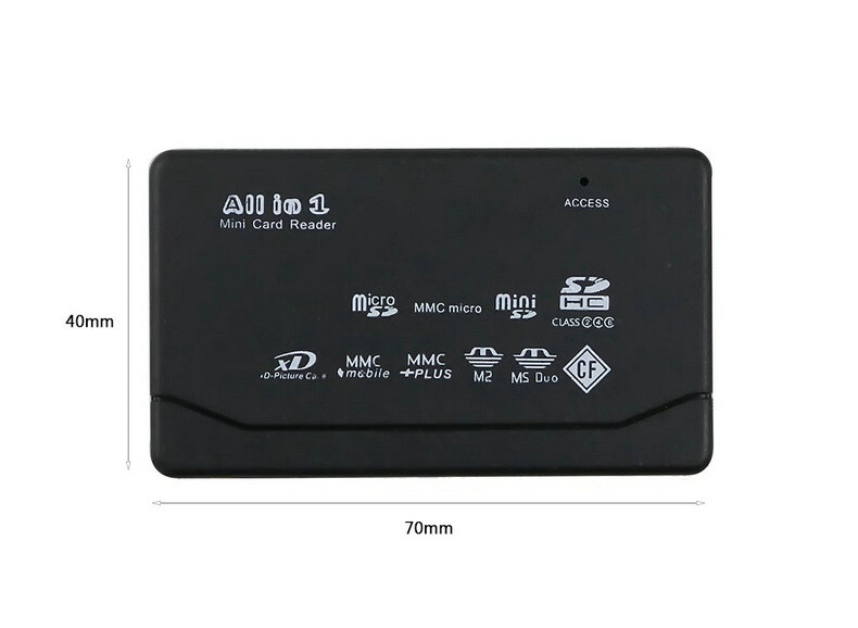 USB 2.0 card adapter card reader card reader SD TF CF XD MS card reader New