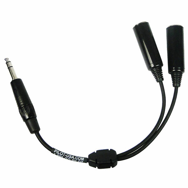 GA HEADSET ADAPTER to COMTRONICS .25" Single Plug By PILOT COMM-USA p/n PA-91