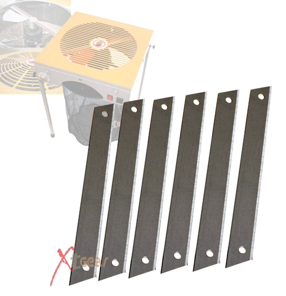6pc Replacement Cutting Blades for Hydroponic r Leaf Bud Trim Reaper  Trimmer