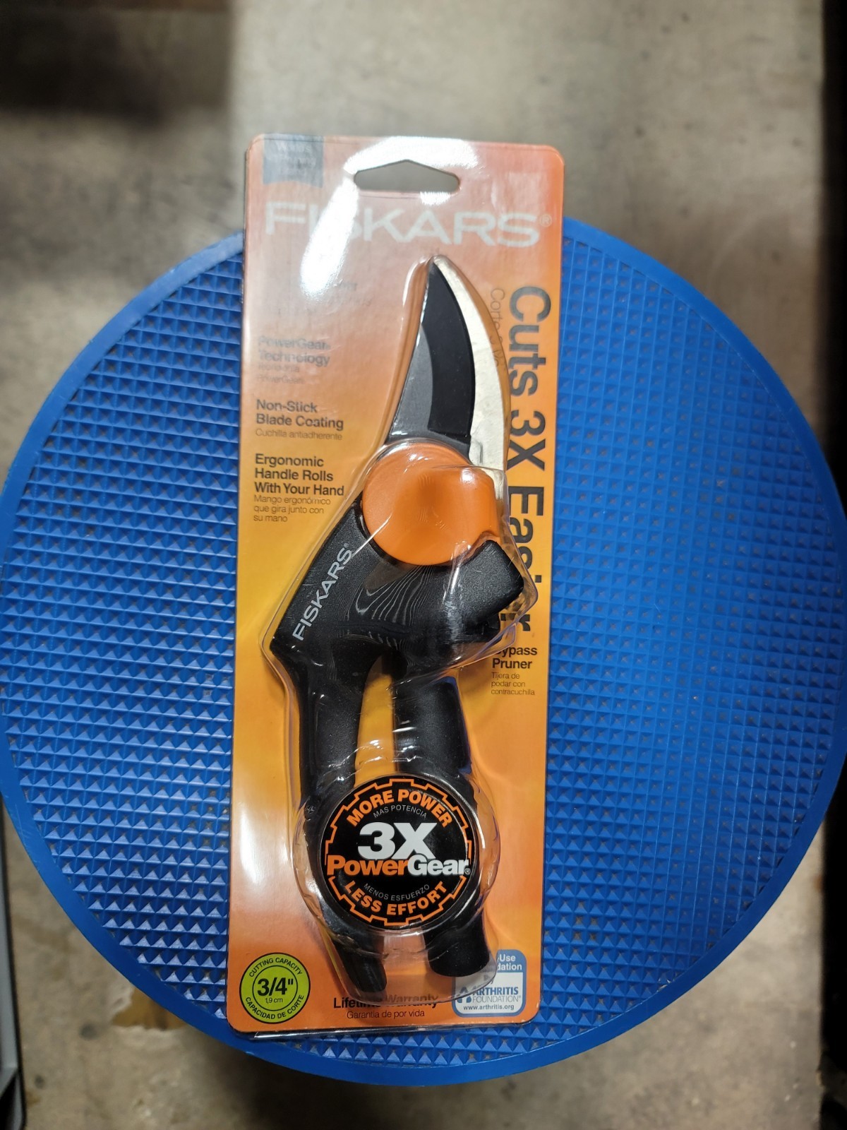 NEW - Fiskars (#7936) 3/4" PowerGear Steel Bypass Pruner - MADE IN FINLAND