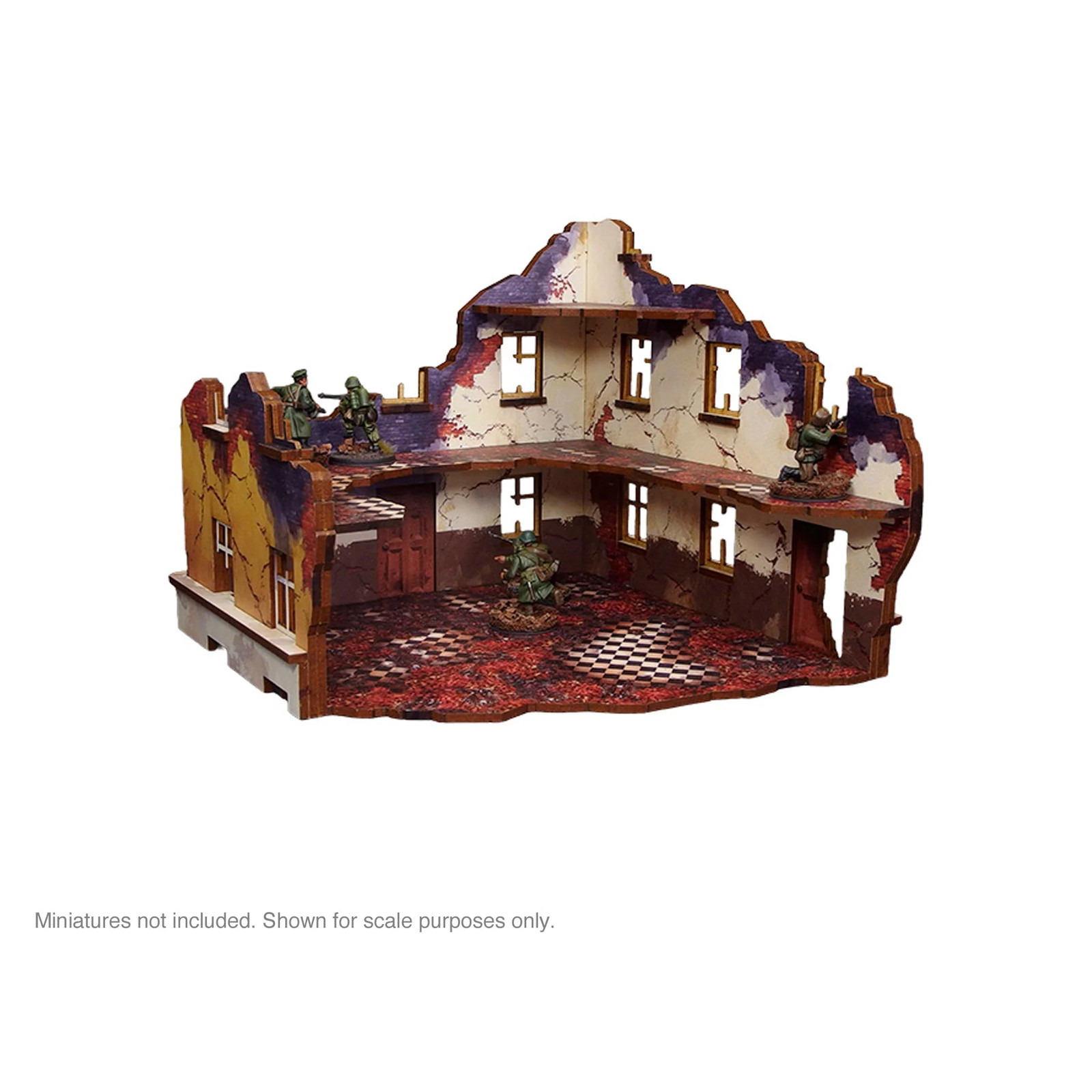Micro Art Studio WW2 Ostfront Stalingrad: School Right (with 3rd Floor)