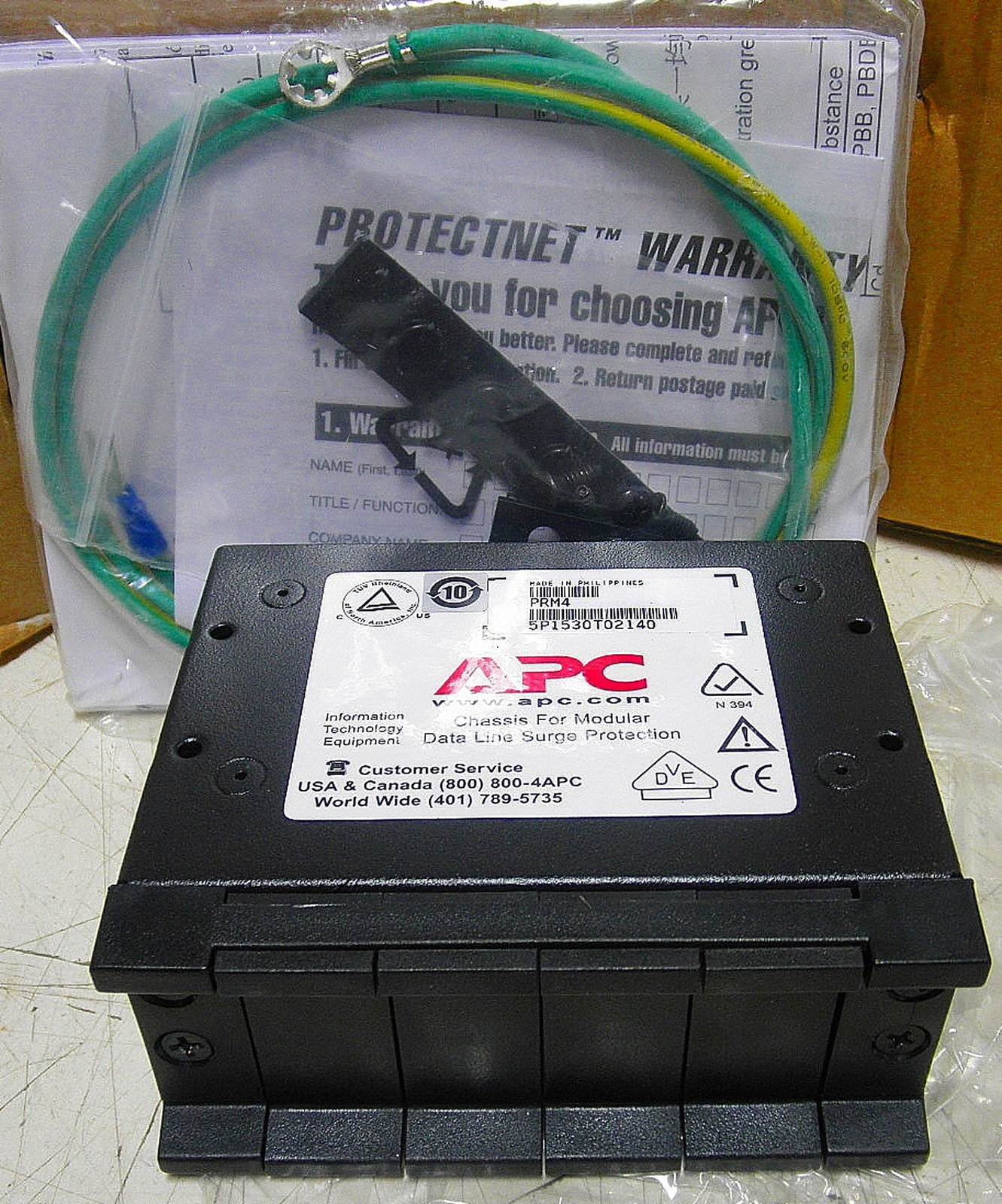 APC 4 Position Surge Protection Chassis PRM4