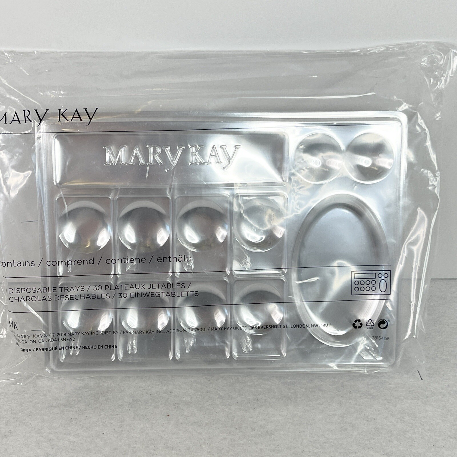 Mary Kay Consultant Disposable Plastic Makeup Trays Pack of 30
