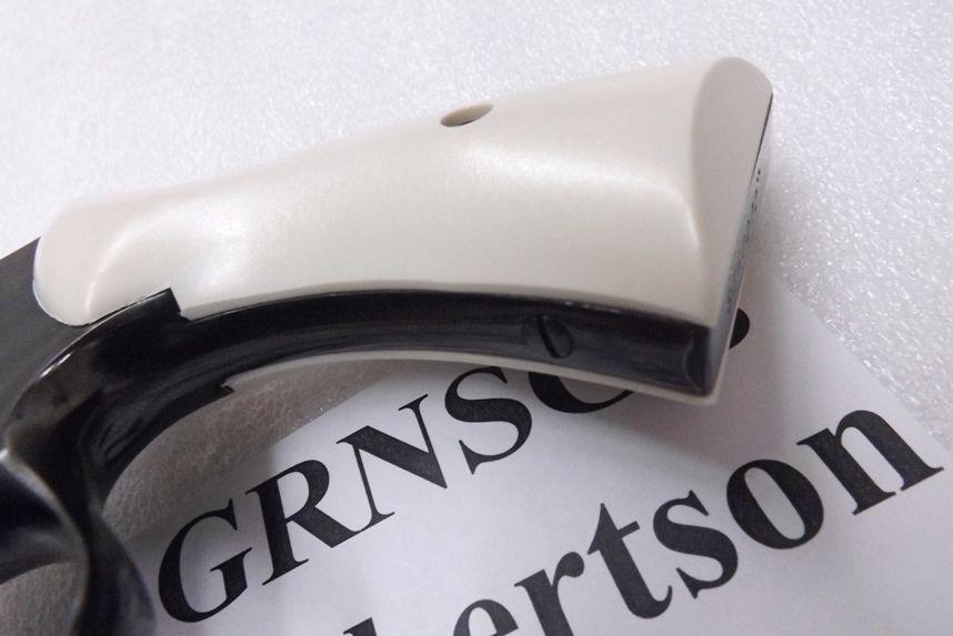 Imitation Gray Bone Poly Grips fit S&W N Square Butt Revolvers NSGB 25 27 28 29
