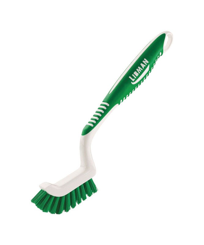 Libman 18 Ergonomic Handle Tile and Grout Brush 0.625 W in. (Pack of 6)