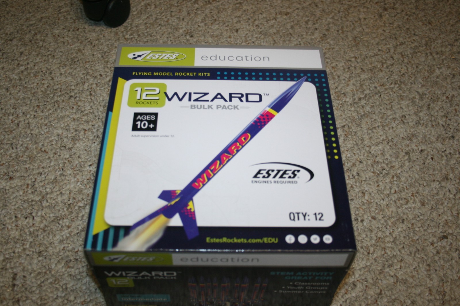 Estes Wizard Rocket Bulk Pack (Pack of 12)