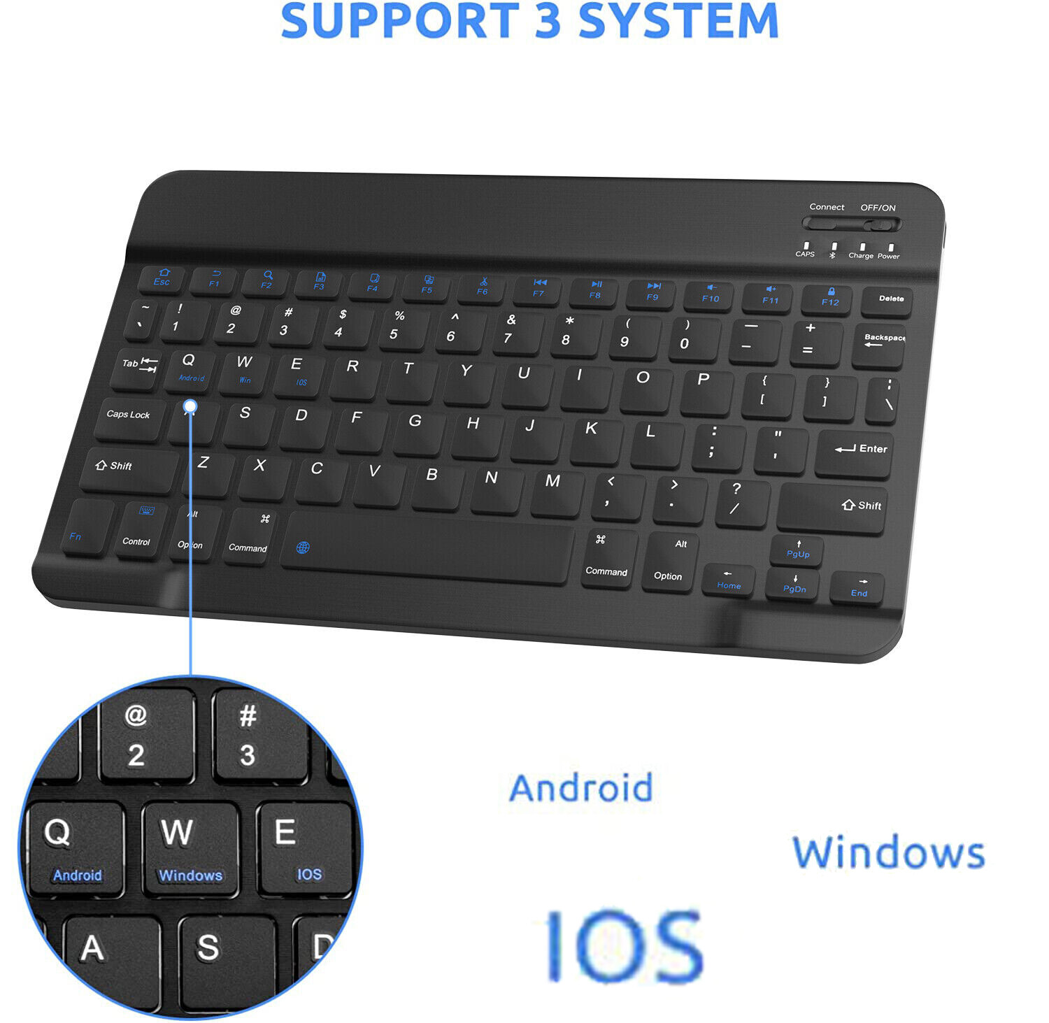 Wireless Bluetooth Keyboard and Mouse Waterproof For Apple iPad Mac PC Computer