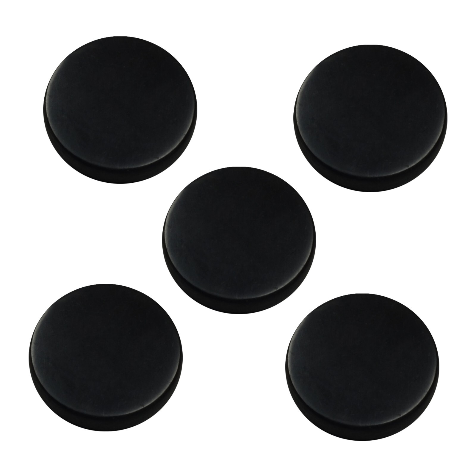 Shungite World Shungite Sticker Round 5 pcs - Various Sizes