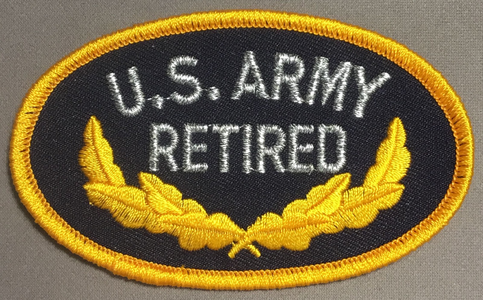 U.S. Army Retired licensed oval patch