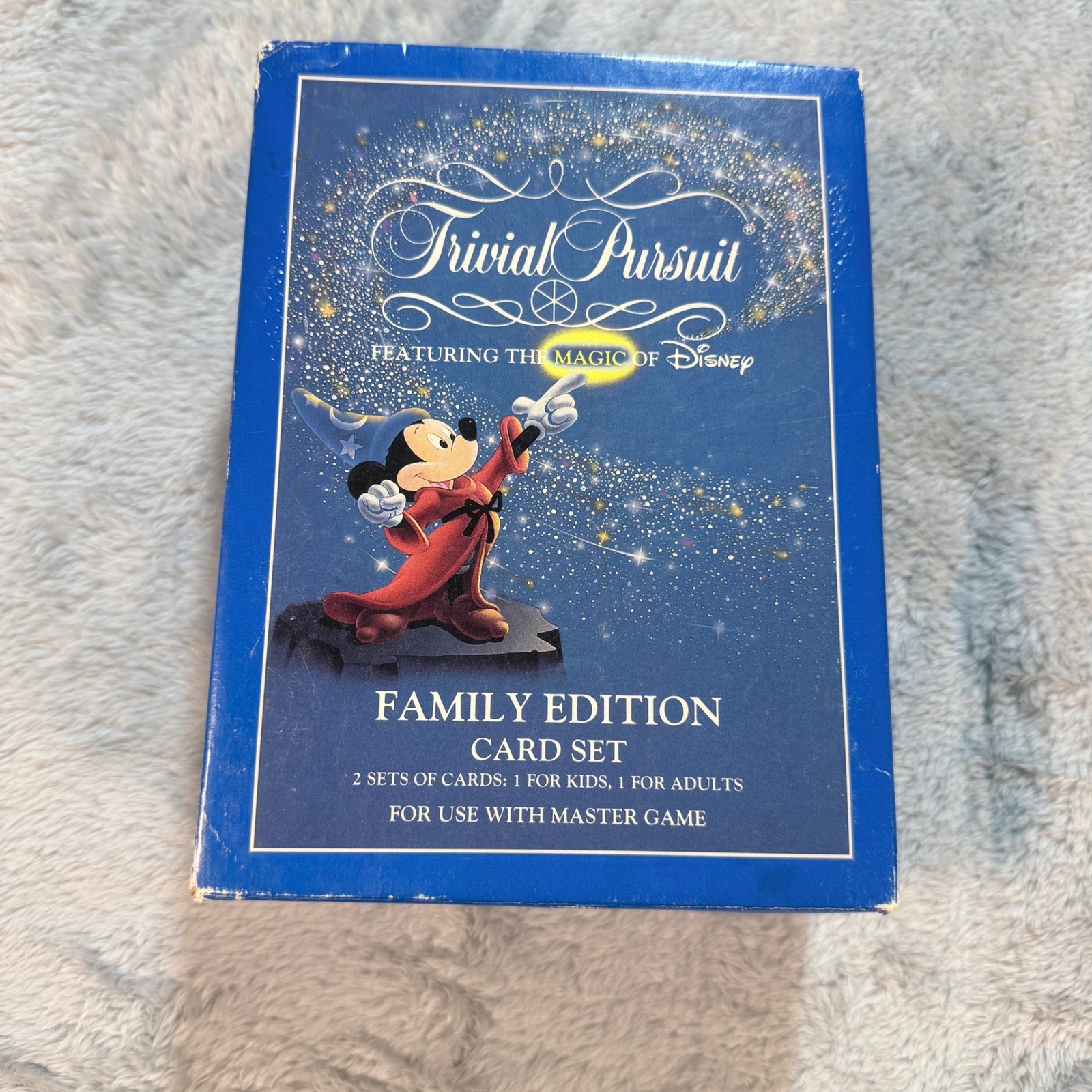 Parker Brothers Trivial Pursuit Family Edition Card Set Featuring Disney