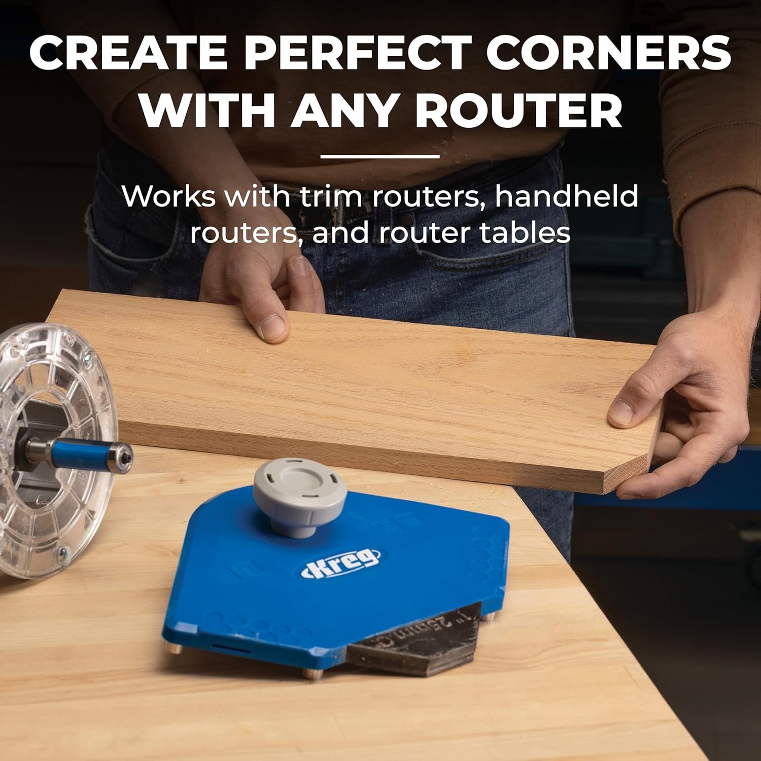 Corner Routing Guide Set - Woodworking Tool for Routers