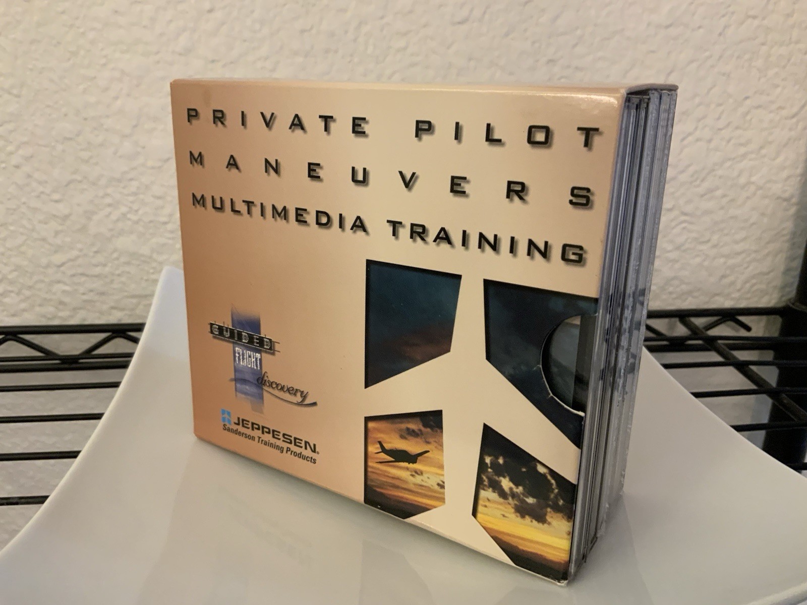 JEPPESEN Private Pilot MANEUVERS 5-CD Set Multimedia Training Software *AVIATION
