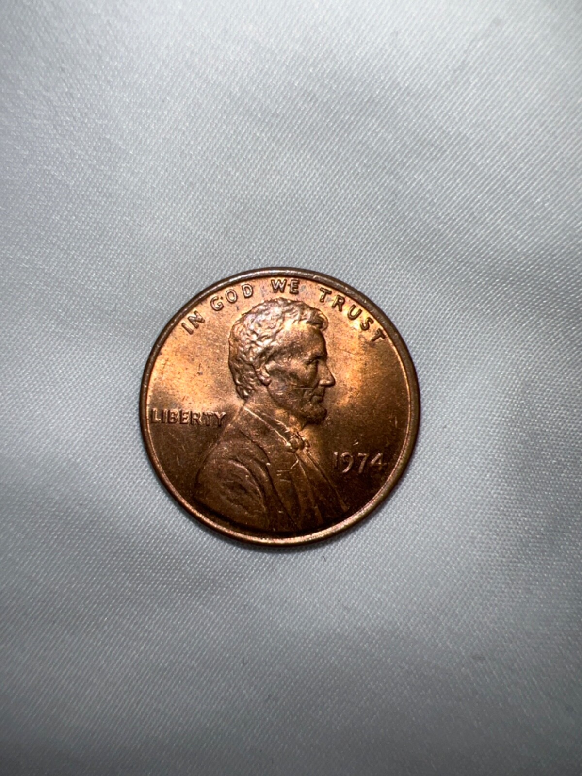 1974 Lincoln Penny No Mint Mark - Rare Collectible Coin