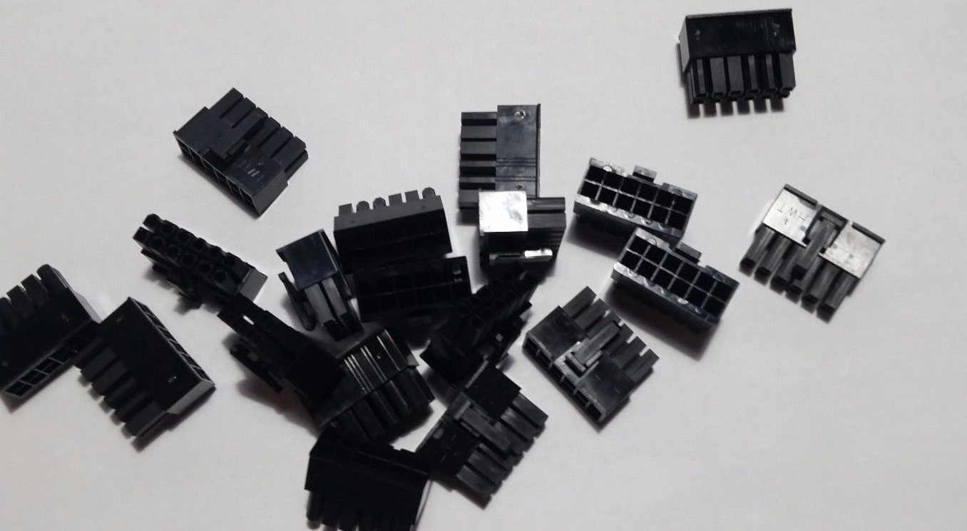 12 pin black Female ATX connector (multiple quantities) for EPS Power Supply