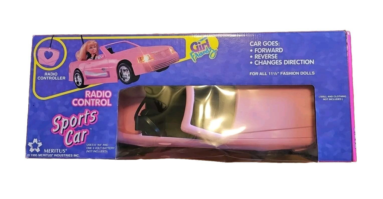 Vtg 1995 NEW Forever Girl Friends RC Radio Control Pink Car Meritus #12035