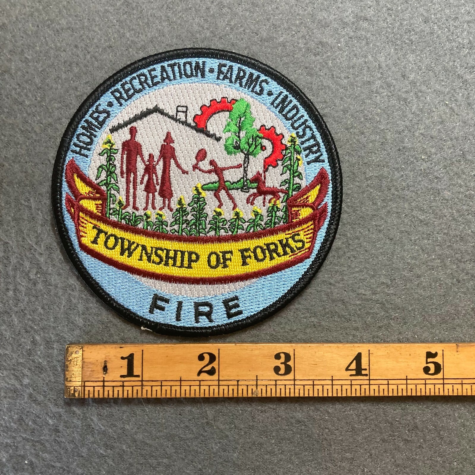 Township of Forks Pennsylvania Fire Department Patch J4