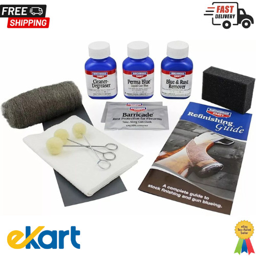 Birchwood Casey Perma Blue Liquid Gun Blue Finishing All-Inclusive Easy-Use Kit