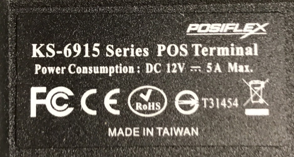 *FOR PARTS* POSIFLEX KS-6915 SERIES POS TERMINAL 1GB RAM NO HDD NO POWER CABLE