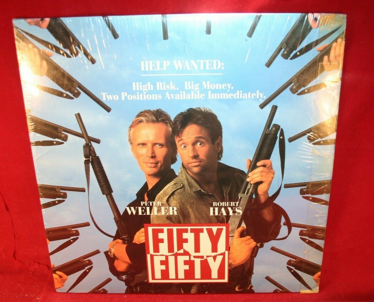 Laserdisc G * Fifty Fifty * Peter Weller Robert Hays Charles Martin Smith