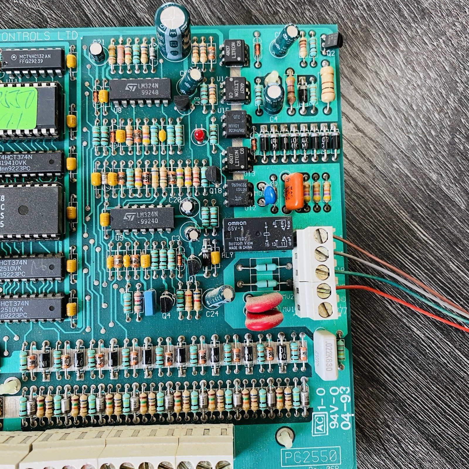 DSC PC2550 Digital Security Controls System Keypad & board Tested Works