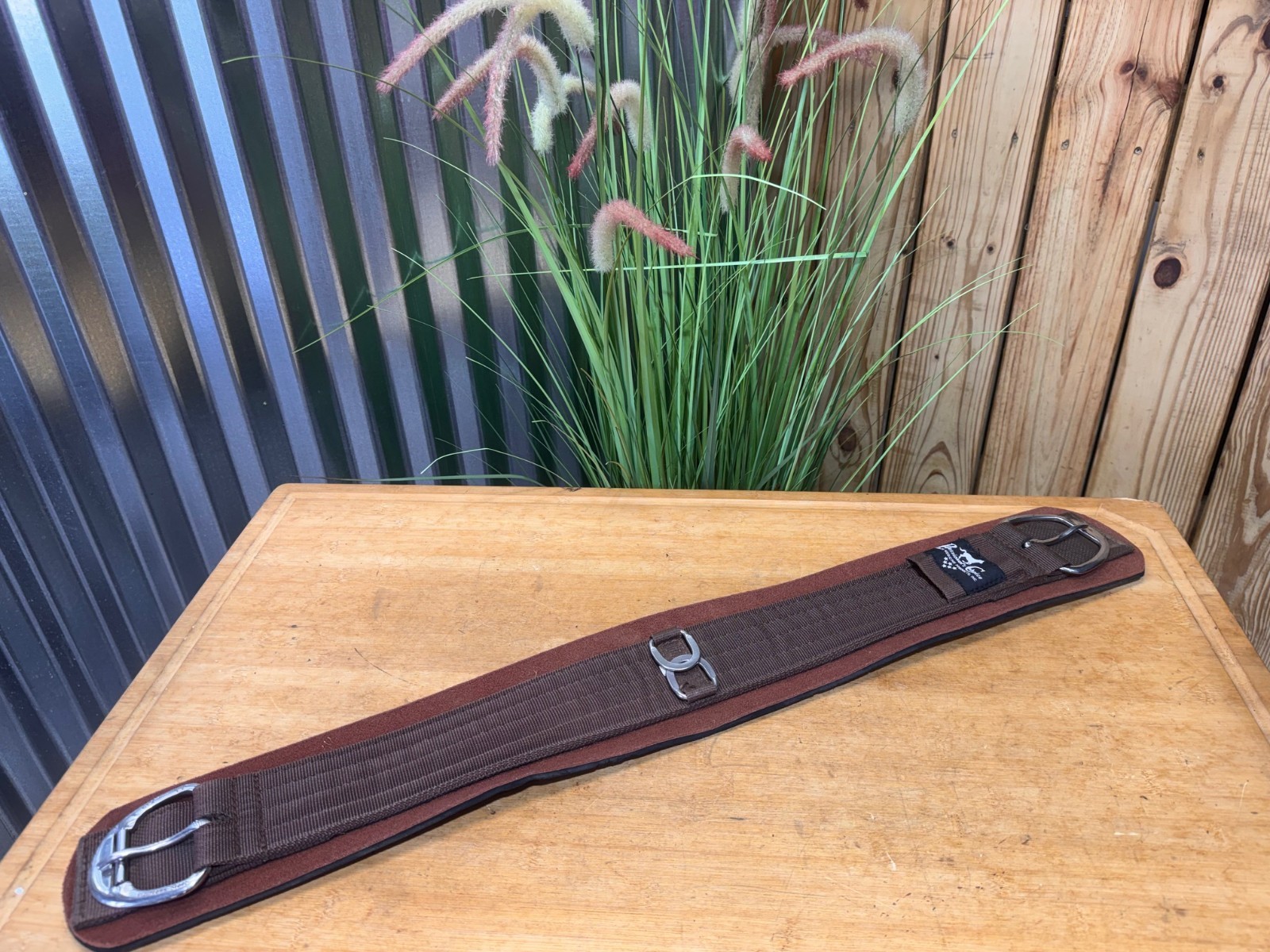 PROFESSIONAL'S CHOICE Brown Neoprene Western Horse Saddle Cinch Girth ~34"