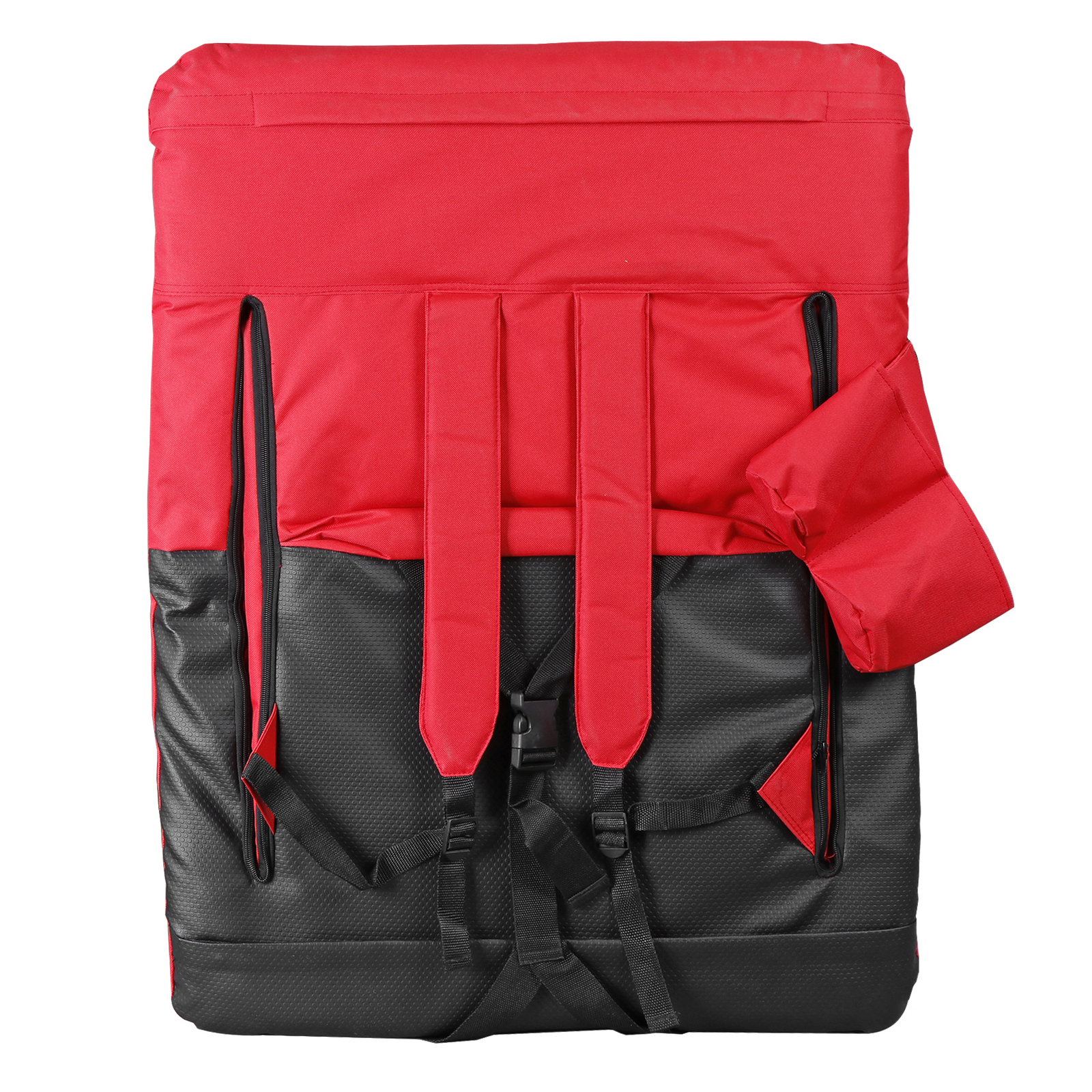 Folding Reclining Stadium Chairs forBleachers with Back and Arm Support Red