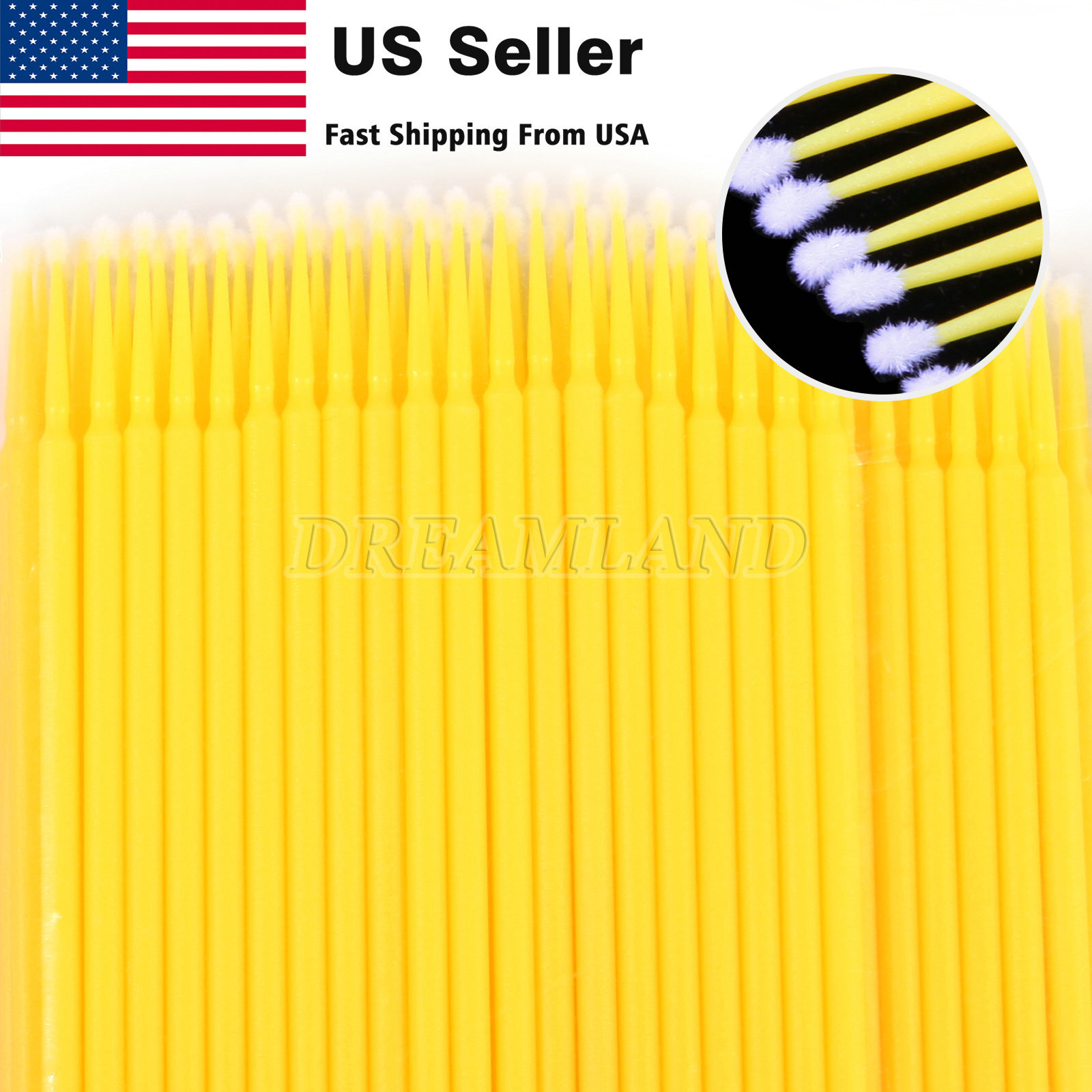 Micro Brushes Applicators Microbrush Dental (Regular, Fine, Super Fine) USA