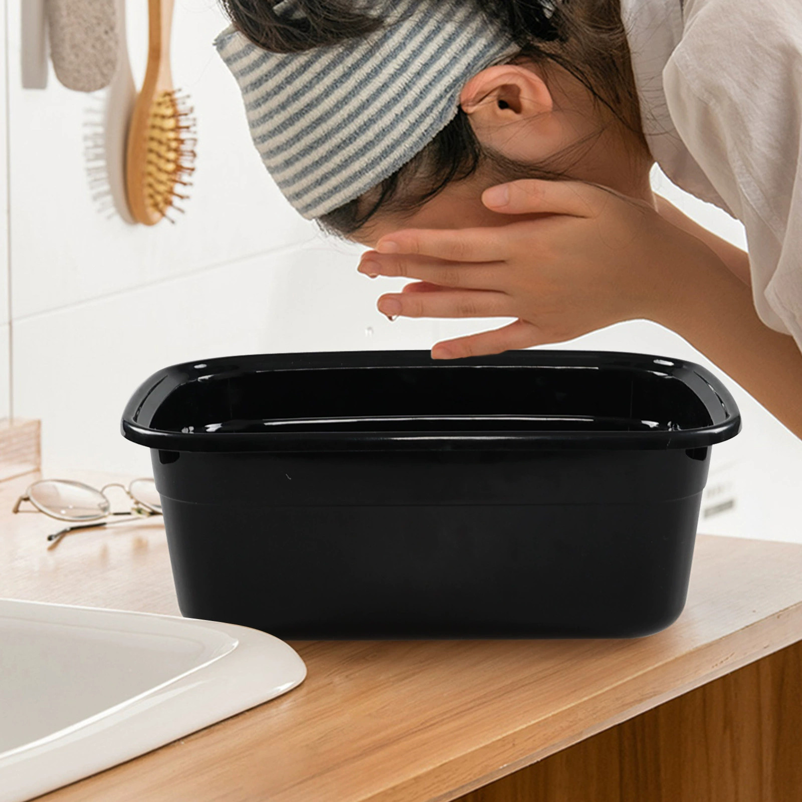 Plastic basin for household use, large size, thickened