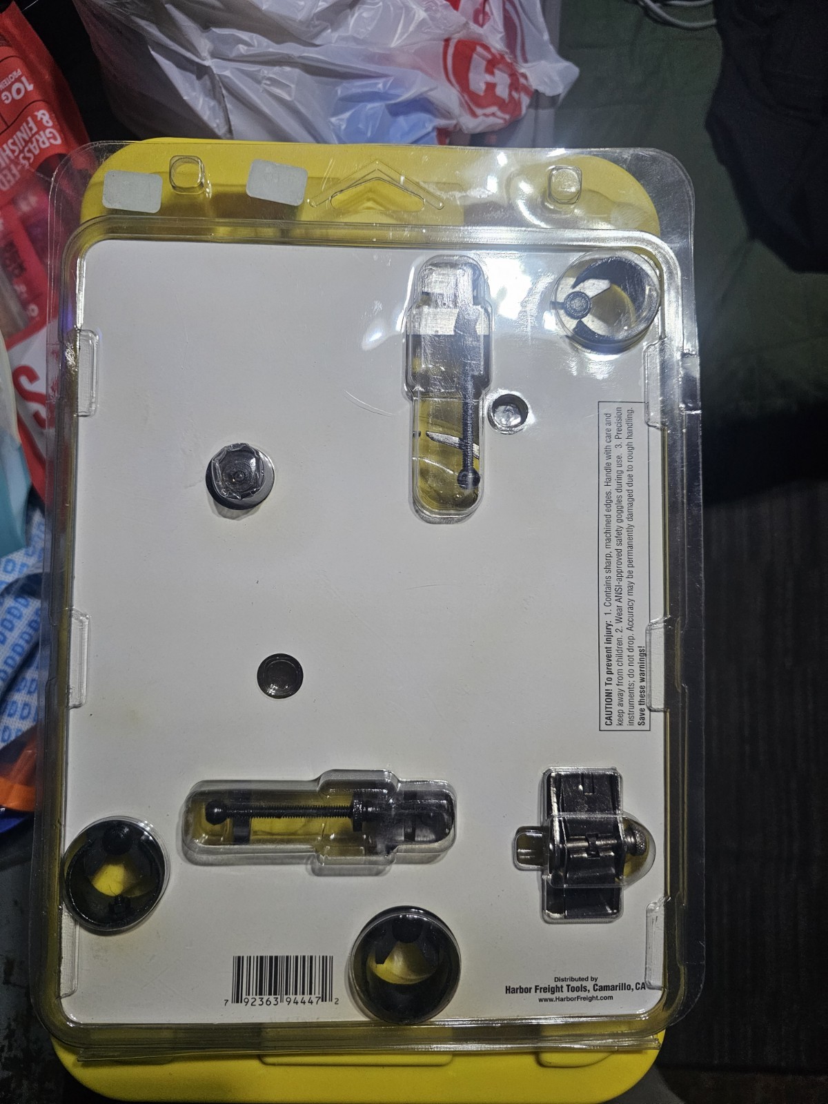 6pc Technical Measuring Set: Ruler, Divider, (3) Calipers & Gauge -Item #94447
