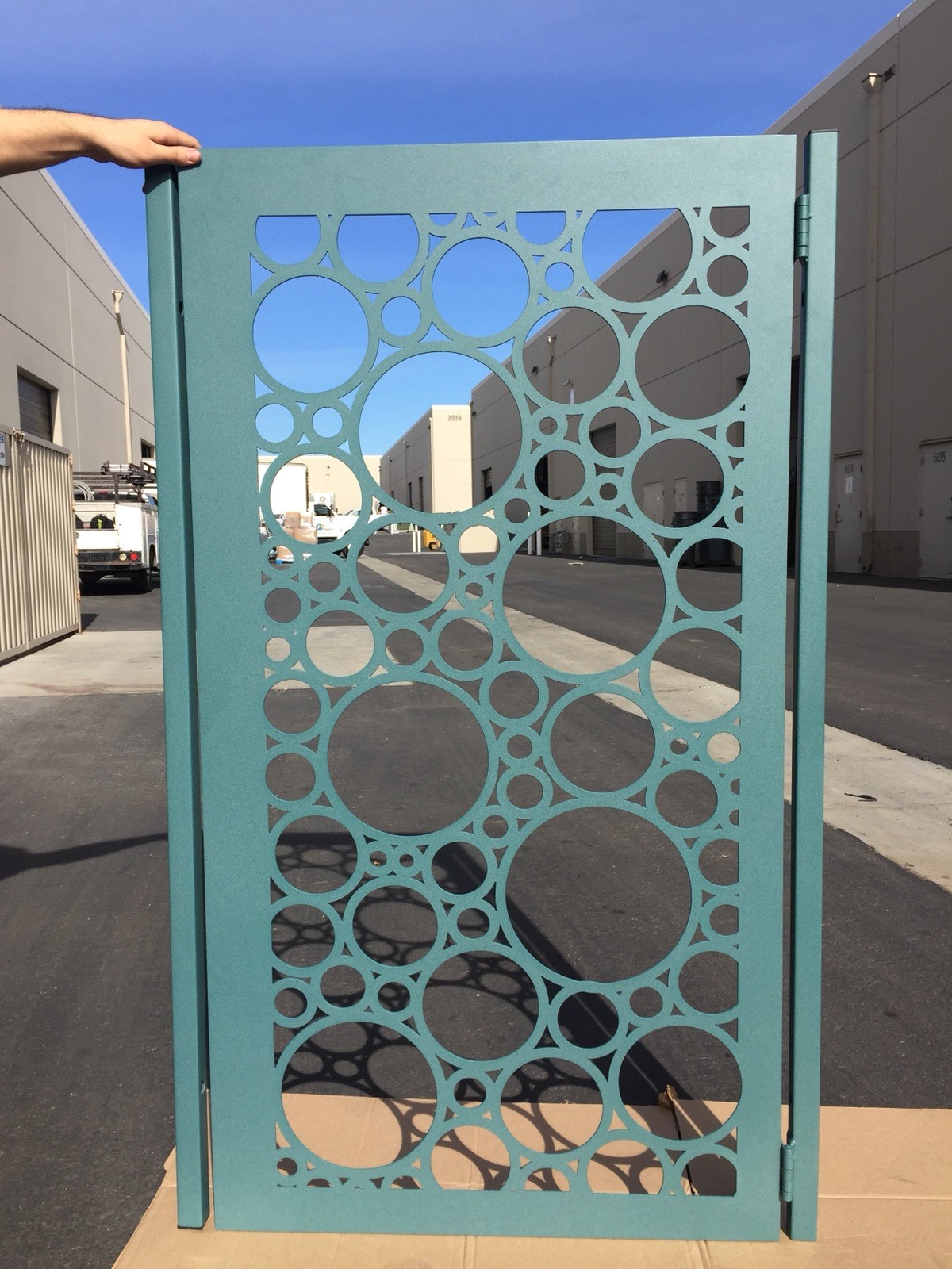 Contemporary modern metal gate, Modern Metal Gate, Custom size Art Pedestrian