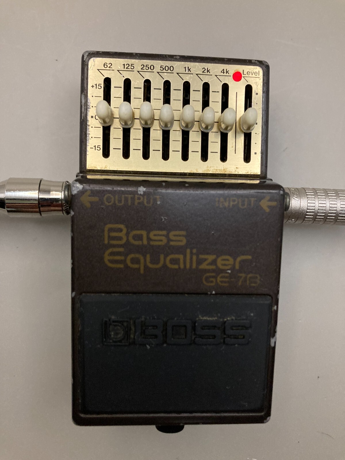 Boss GE-7B Bass Equalizer Guitar Effect Pedal Working Japan